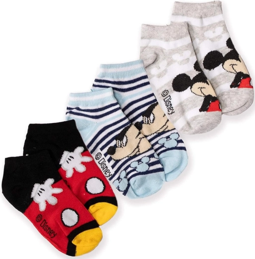 Set niedrig geschnittener Mickey-Socken – 3 Paar