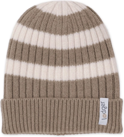 Lodger Mütze stripe merino buffalo 6–12 Monate