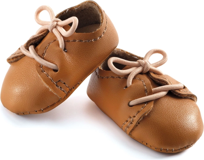 Schühchen für Puppe DJECO Pomea braun