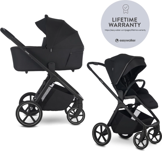 Easywalker Kombikinderwagen Zoey Go Pure Black
