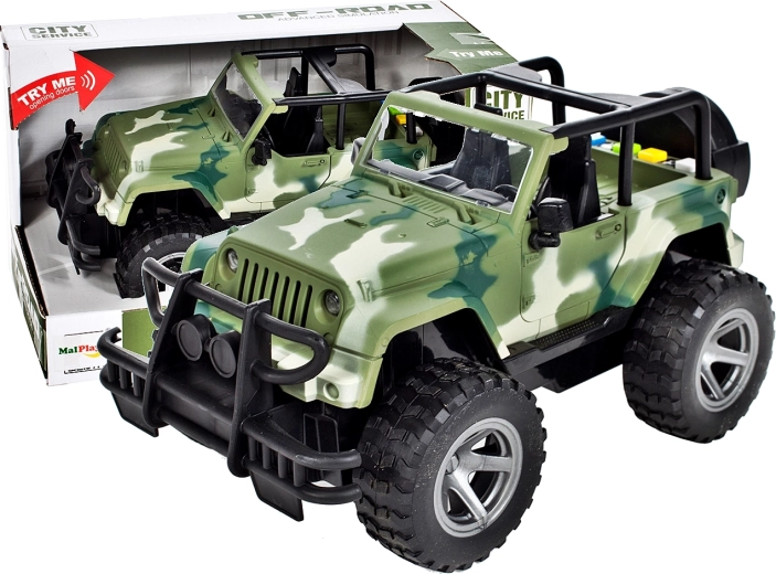 Jeep Wrangler 1:16 – Spielzeug mit Sound und Licht