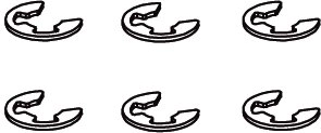 E-Clip-Sicherungsring 4 mm für Voltage-Major – 1 Stück