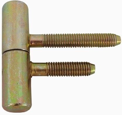 Türband mit M8-Schraube, Länge 50 mm, gelb verzinkt