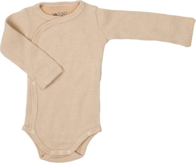 LODGER Body mit langen Ärmeln Ciumbelle Ivory, Größe 74