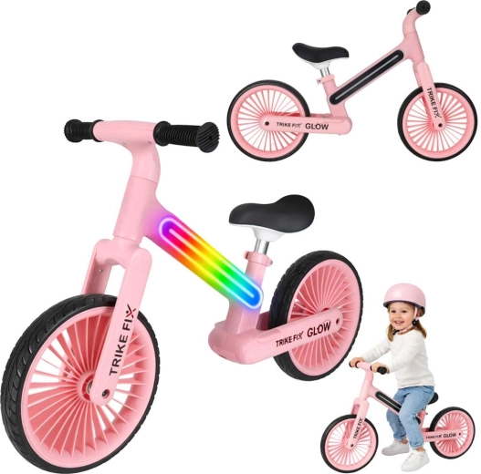 Laufrad Trike Fix Glow LED – Rosa