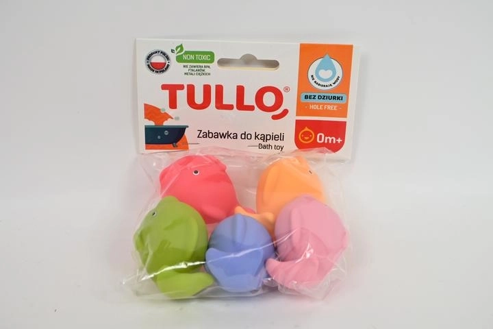 Bunte Badfische ohne Loch (5 Stk.)