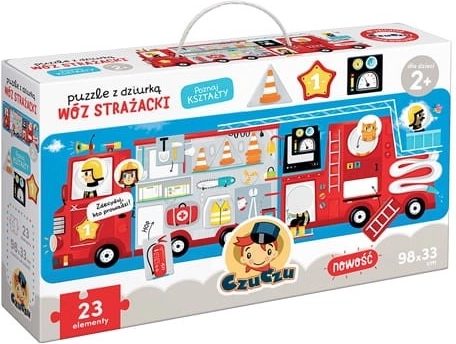 CzuCzu Puzzle mit Loch Feuerwehrwagen