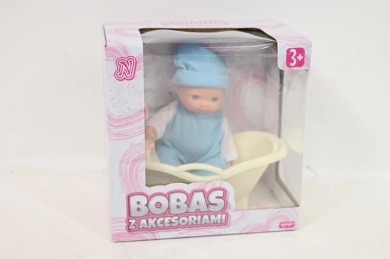 Baby-Puppe Natalia 11 cm mit Badewanne