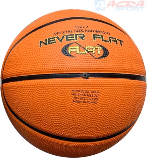ACRA Gummi-Basketball Street 24 cm Größe 7 - 1 Stück