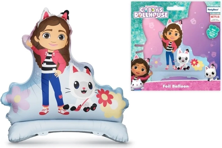 Stehender Folienballon Gabby’s Dollhouse (Koci Domek Gabi) 92 × 90,5 cm – 1 Stück