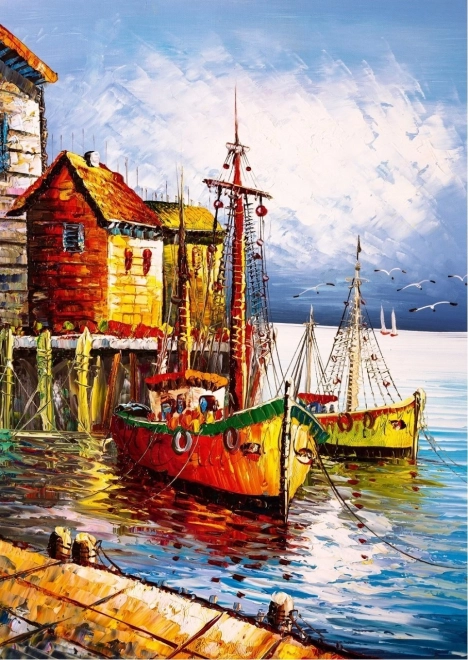 Puzzle ART PUZZLE Oranger Hafen 500 Teile