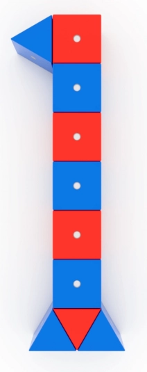 Magnetische Holzbausteine WABI – Set mit 80 Stk.