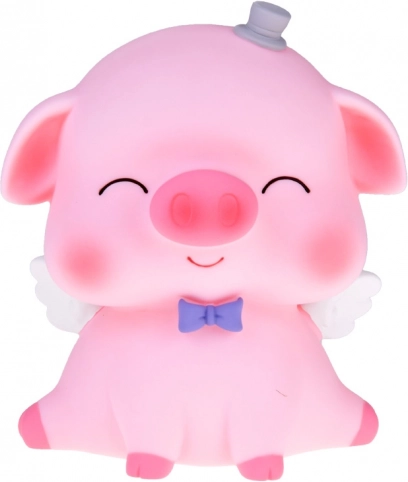 Sparschwein mit Flügelchen und Krone