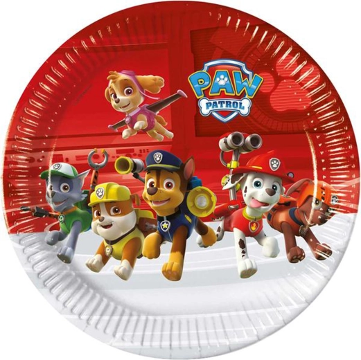 Pappteller PAW PATROL 23 cm, 8 Stk.