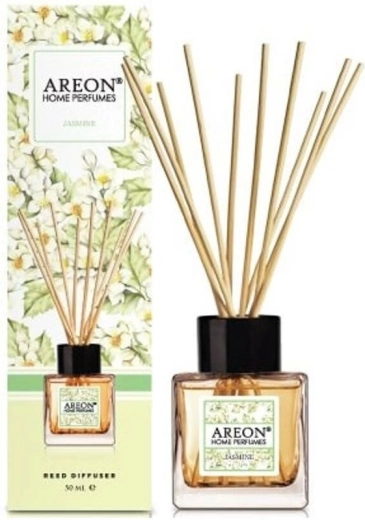 Areon AH Parfum Sticks Jasmine 50 ml – Stäbchendiffusor mit Jasminduft