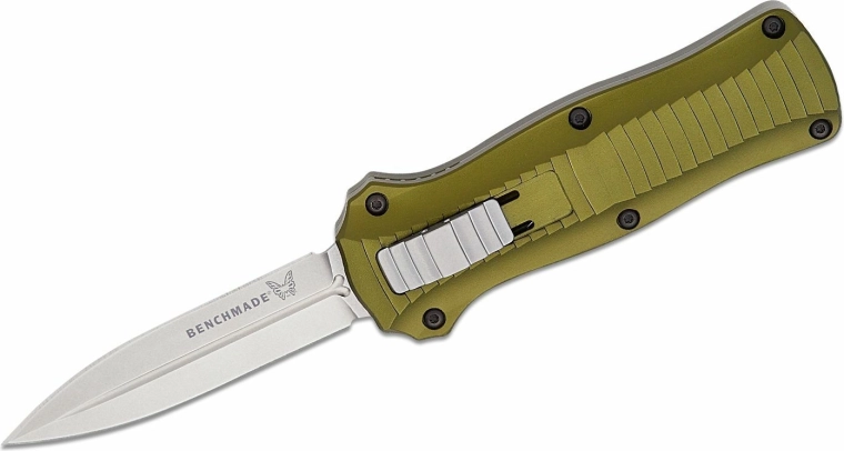 Benchmade Mini Infidel Woodland Green – Automatikmesser, limitierte Edition