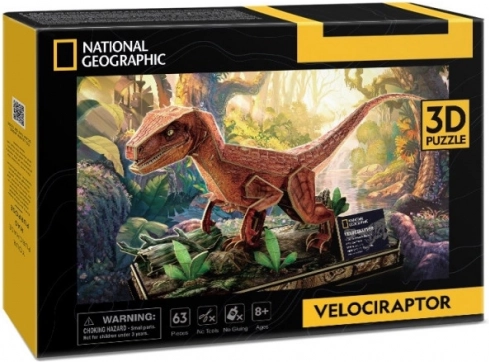 3D-Puzzle NATIONAL GEOGRAPHIC – Velociraptor