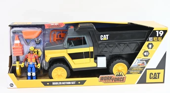 CAT Arbeitskipper mit Effekten, 34 cm, Figur und Zubehör