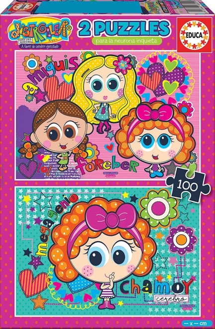 Educa Puzzle Distroller 2x48 Teile