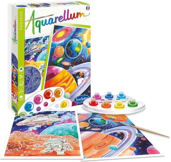 Sentosphere Aquarelle, die im Dunkeln leuchten – Weltraum