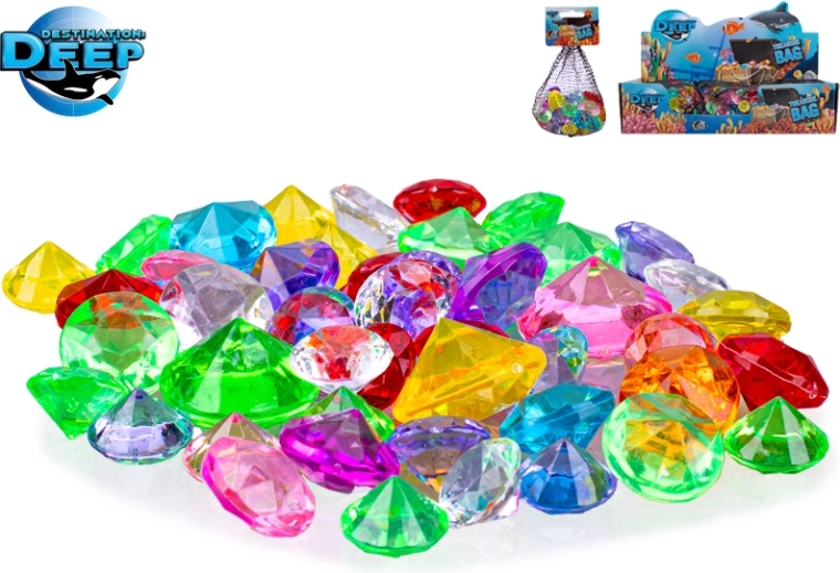 Destination Deep bunte Kunststoffedelsteine für Kinder