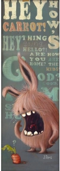 Vertikales Puzzle Zozoville: Karotte 1000 Teile