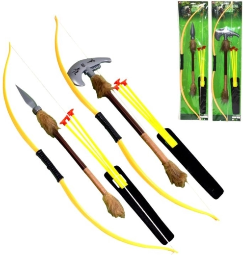 Indianerset mit Bogen und Pfeilen