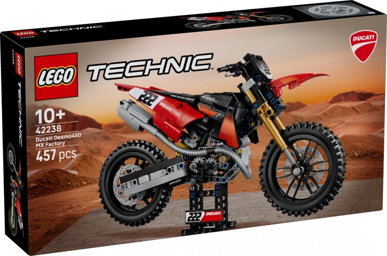 LEGO Technic Motorrad Ducati Desmo450 MX Factory 42238