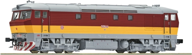 Roco Diesellokomotive ČSD T 478 2079 „Bardotka“ H0