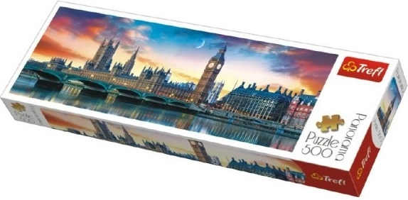 Puzzle 500 Teile Panorama - Big Ben und Westminster-Palast
