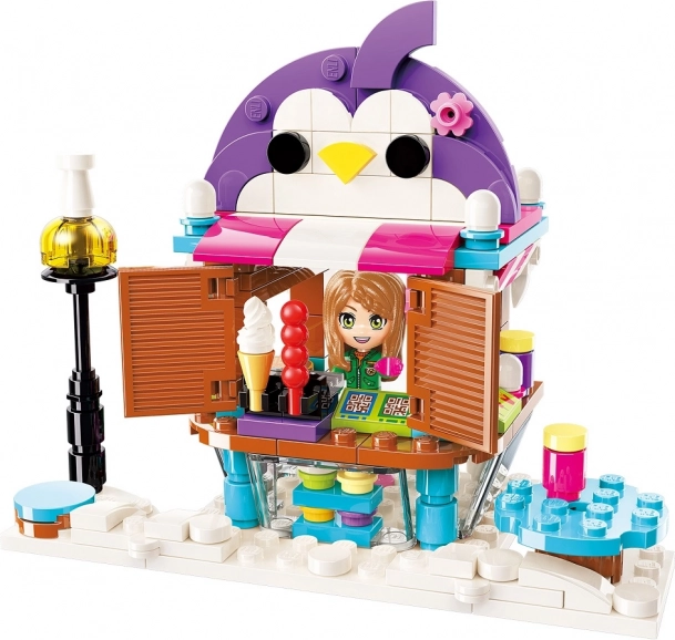 Qman Cherry Schnellimbiss Bausteinset