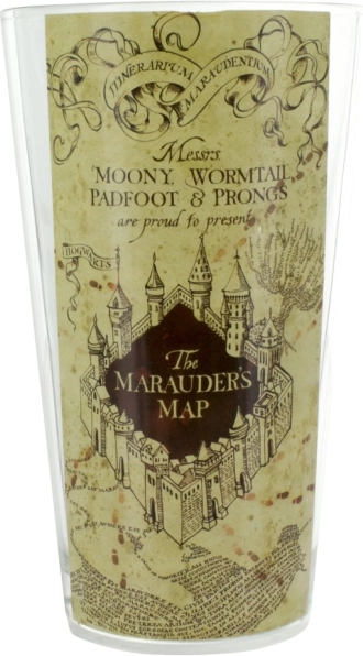Glas mit HARRY-POTTER-Motiv, 400 ml