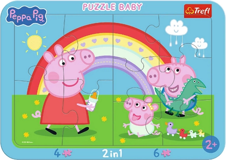 Baby-Rahmenpuzzle Kleine Peppa