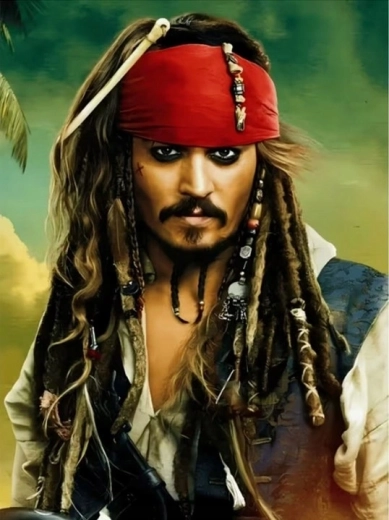 Norimpex Diamantmalerei Piraten – Jack Sparrow 30 × 40 cm