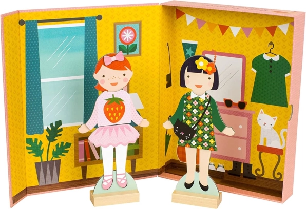 Magnetisches Puzzle Petit Collage – beste Freundinnen