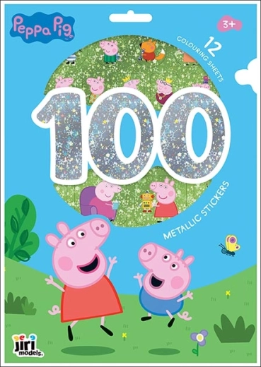 Peppa Pig: Malset mit 100 Metallic-Stickern
