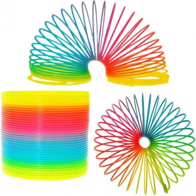 Regenbogen-Perlmutt-Spielzeugfeder SPRING ZA1255