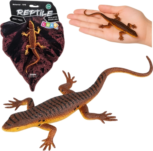 Realistische Gummifigur einer Waldeidechse, 12,5 cm