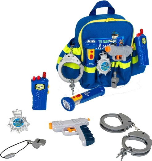 Kinder-Polizeirucksack Ben&Sam mit Zubehör von Klein