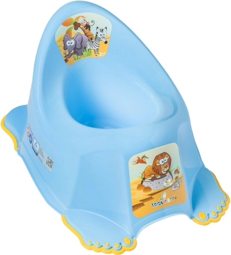 Kinder-Töpfchen mit Anti-Rutsch-Funktion Safari blau