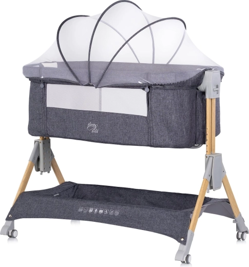 Chipolino Sleepnfold 2v1 Beistellbett charcoal