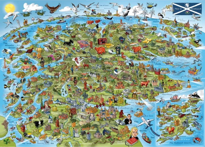 Puzzle Das ist Schottland 1000 Teile