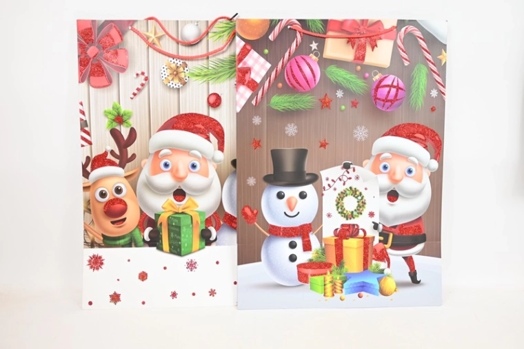 Geschenktüte mit festlichem Motiv XL - 1 Stück