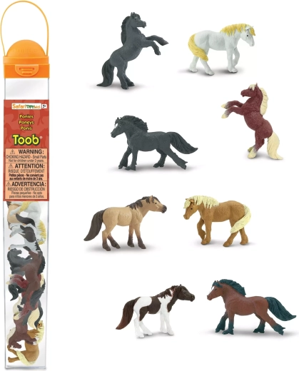 Safari Ltd. Toobs-Röhre Ponys