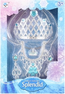 Schönheitsset mit Krone für Kinder