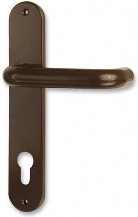 Türklinke Standard 72 mm braun Kunststoff