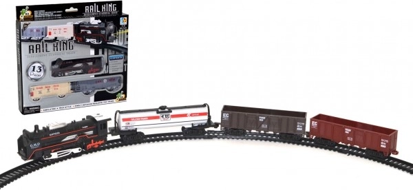 Batteriebetriebener Zug mit Schienen, 67 cm