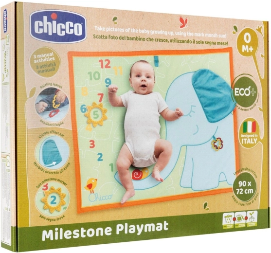 Chicco Meilenstein-Spieldecke aus recycelten Materialien 0m+