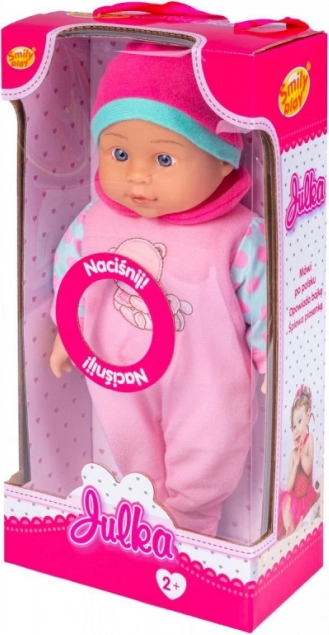 Sprechende Puppe Julka 32 cm in Geschenkbox