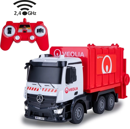 Ferngesteuertes Müllfahrzeug Mercedes-Benz Antos 1:26